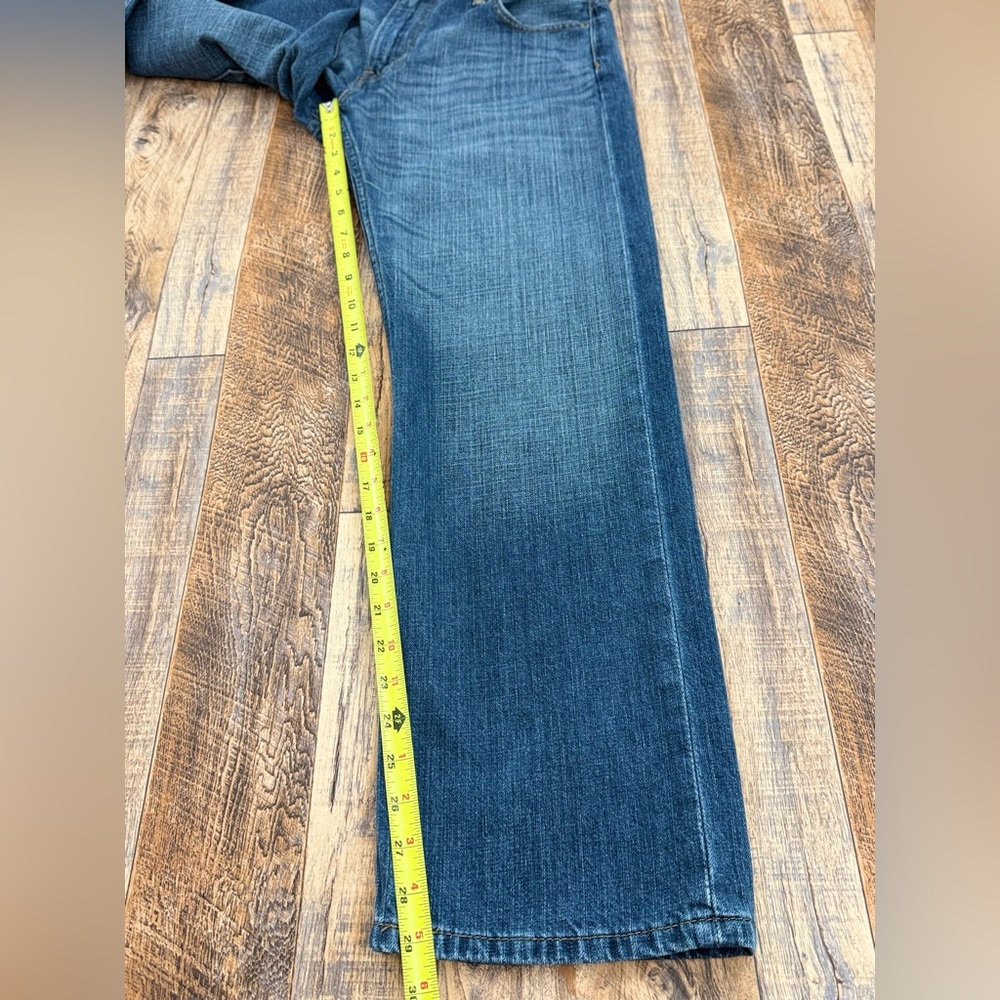 Levi's Style 569 Blue Denim Straight Fit Jeans, Men's Size 30x30, Medium Wash - Picture 6 of 12